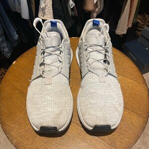 Adidas Gray and Blue Sneakers